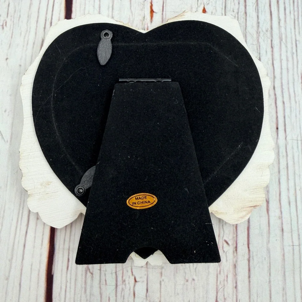 Gothic Heart Bone Frame Skeleton Top Hat Upcycled Art Print 5x5 Home Decor